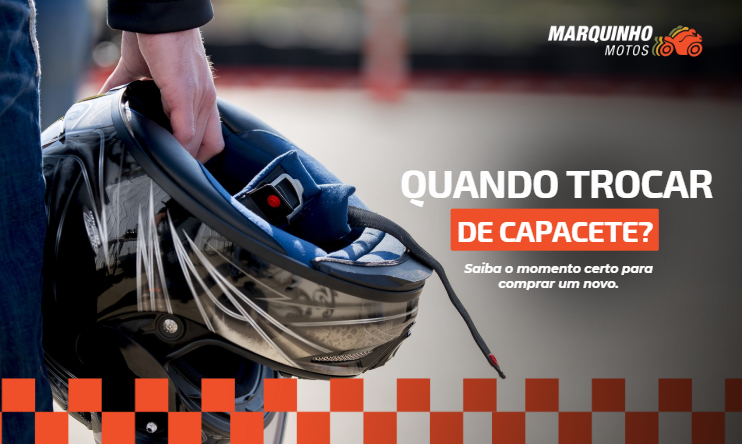 quando trocar de capacete marquinho motos