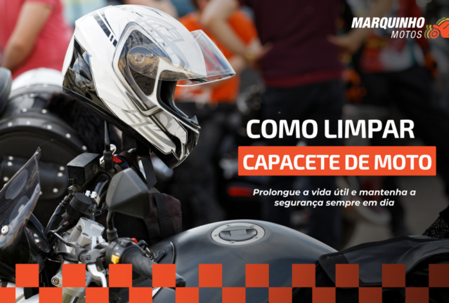 como limpar capacete de moto mm