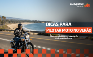 dicas para pilotar moto no verao
