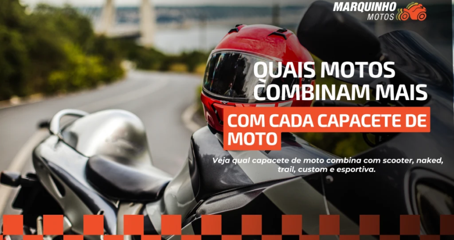 Quais Motos combinam mais com cada capacete de moto