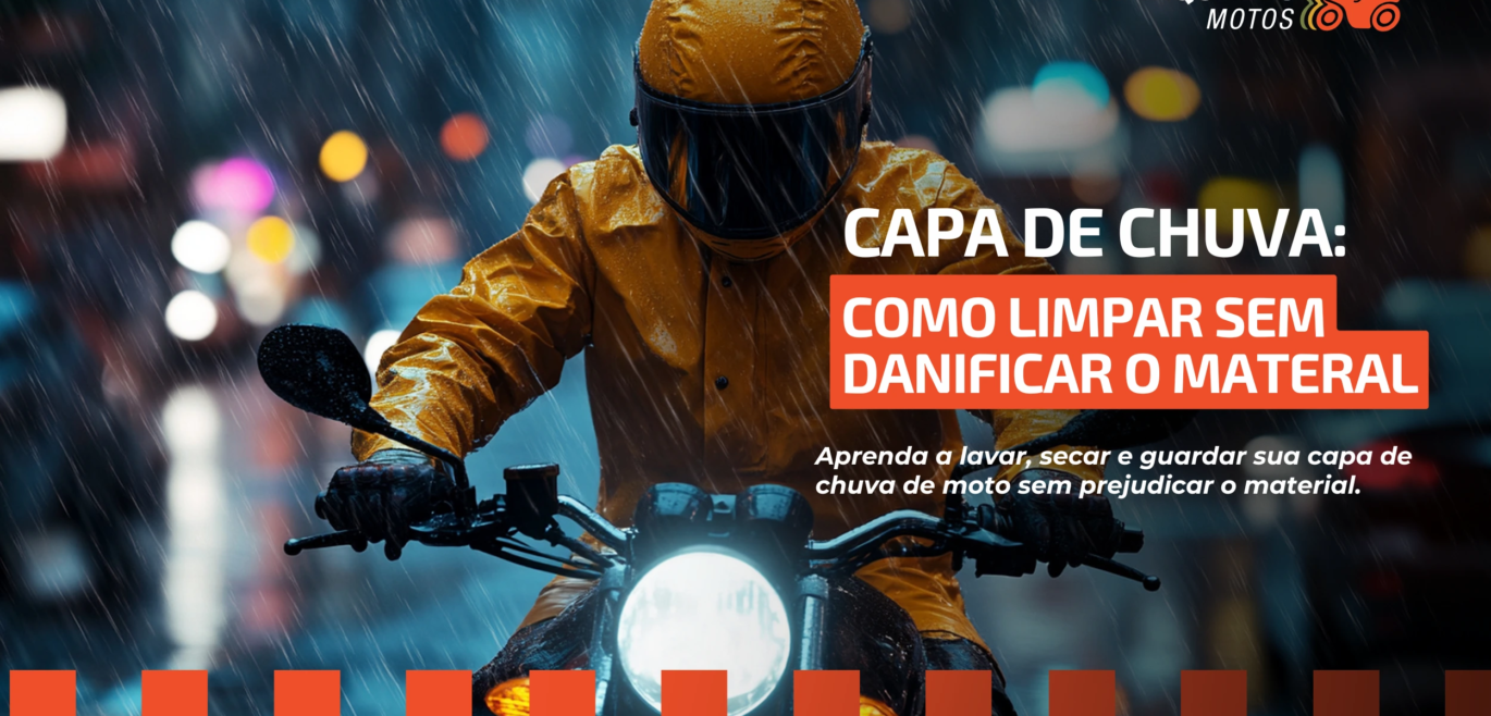 Como limpar capa de chuva de moto sem danificar o material