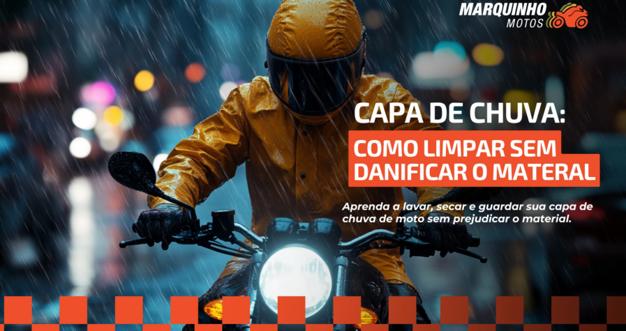Como limpar capa de chuva de moto sem danificar o material