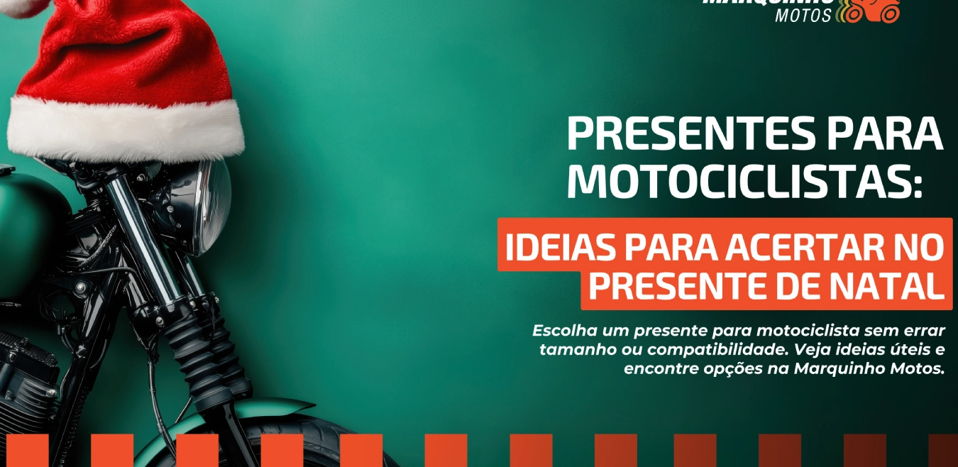Presentes para motociclistas: ideias para acertar no presente de Natal