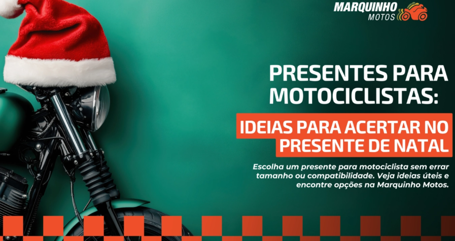 Presentes para motociclistas: ideias para acertar no presente de Natal